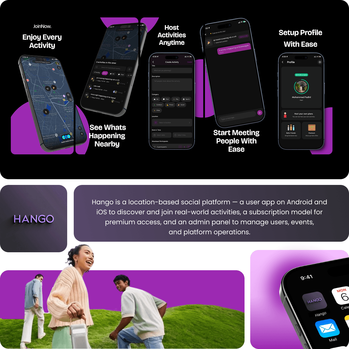 Hango — Social Discovery & Activities App